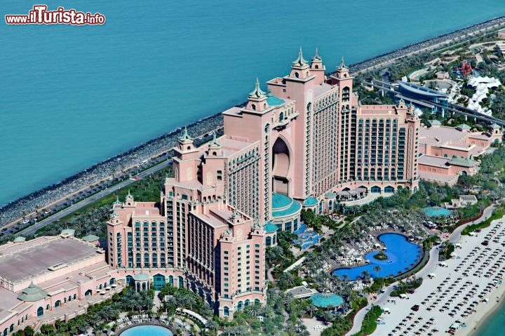 Veduta aerea dell'hotel Atlantis
