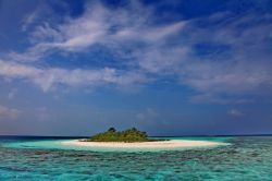 Un isolotto disabitato alle Maldive