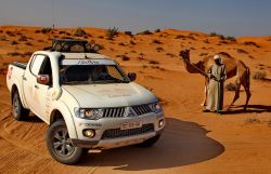 Pick up nel deserto presso Ajman