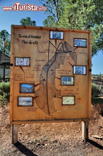 Lo schema del parco di Terres d'Amanar