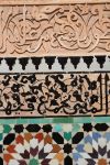 Dettaglio mosaico Medersa Ben Youssef, Marrakech ...