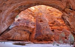 La gola di Cathedral Gorge Parco Nazionale Purnululu, ...