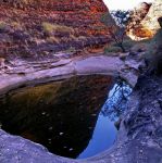 Pozza d'acqua verso Cathedral Gorge. Da queste ...