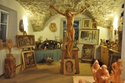 Atelier di scultura legno di Bepo a Tesero
