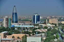 La Sklyline di Khartoum vista dall' Hotel ...