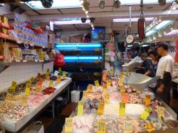 Negozio di pesce a Chinatown