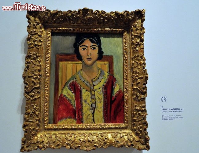 Laurette in abito rosso -  Matisse Palazzo dei Diamanti