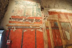 Particolare dell'interno della Domus Augustea, sul Colle Palatino di Roma