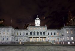 Il City Hall di New York di notte - © NYC & Company / Will Steacy
